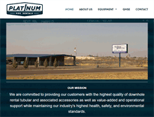 Tablet Screenshot of platinumpiperentals.com